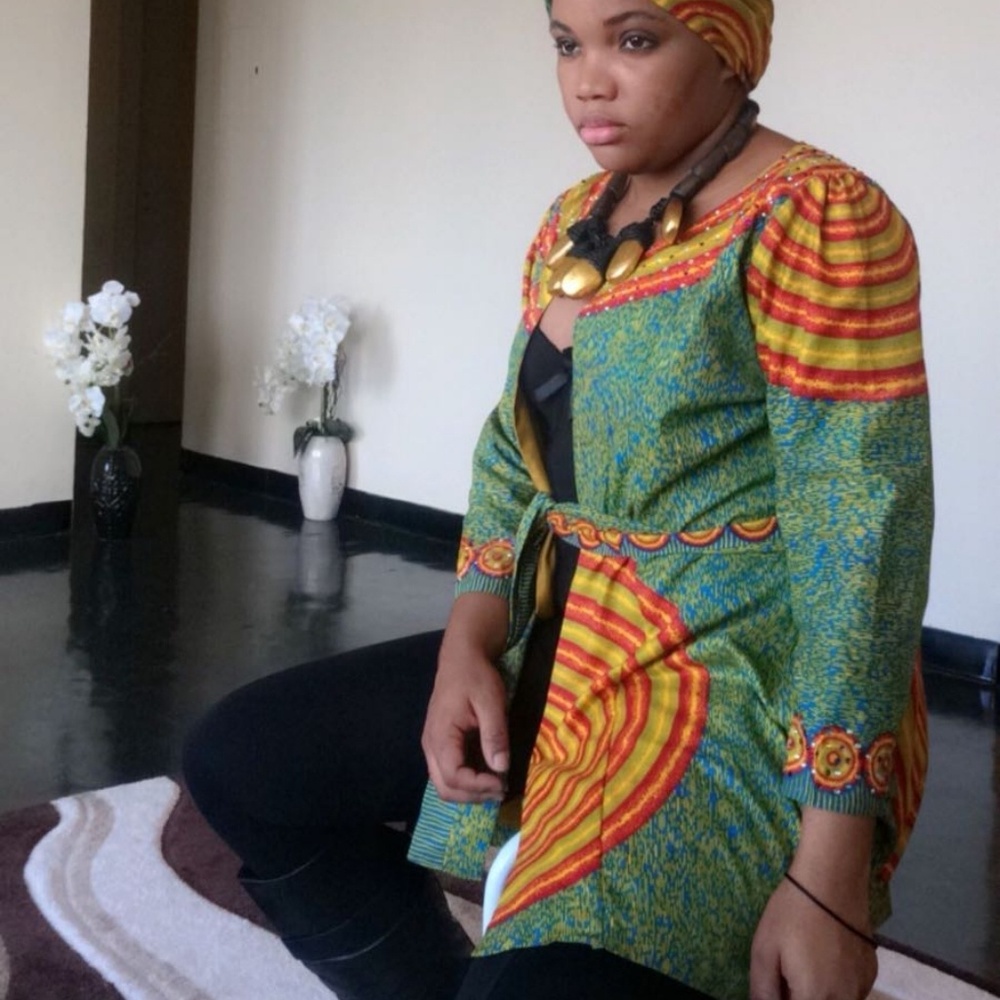 Ankara jacket - Picture 2 of 3